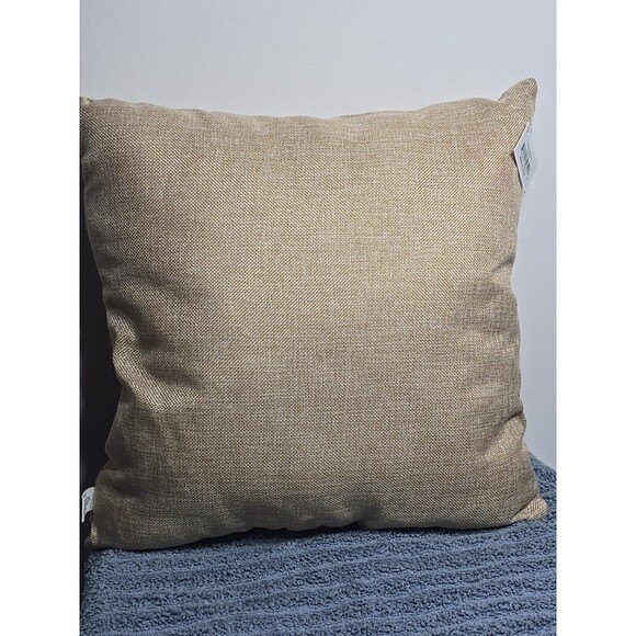 New With Tags Tai Pan Trading Company Burlap And Felt 14x14 Count Your Blessing - Picture 4 of 7